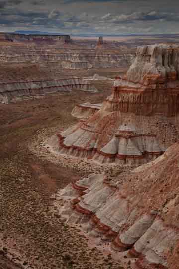 Coal Mine Canyon on the Hopi and Navajo Reservations in northern Arizona