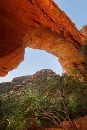 Fay Arch in Fay Canyon on the Coconino National Forest.