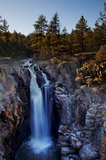 "Upper" Sycamore Falls in northern Arizona.