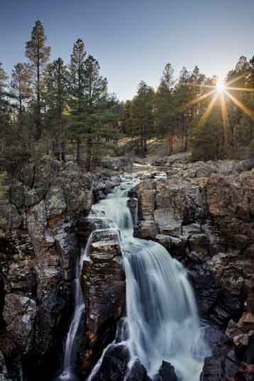 "Upper" Sycamore Falls in northern Arizona.