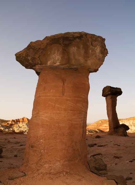 The Toadstools rock formations in Grand Staircase-Escalante National Monument, Utah