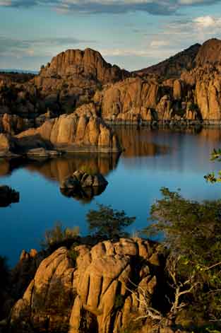 Watson Lake on the edge of Prescott, Arizona