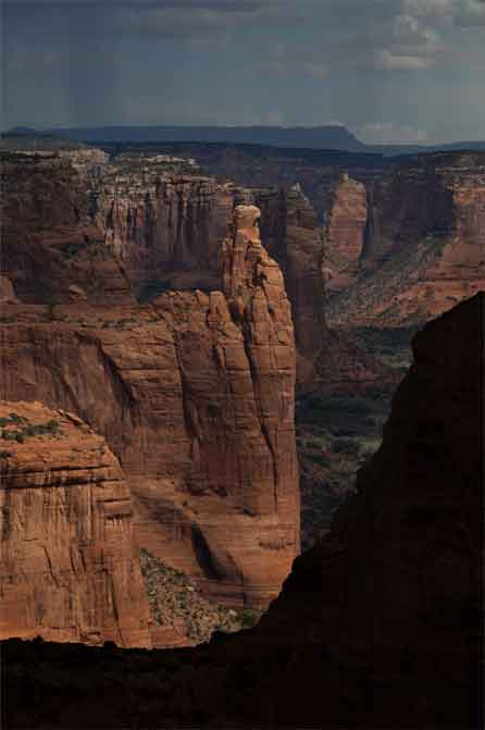 Face Rock at Canyon de Chelly, Arizona.