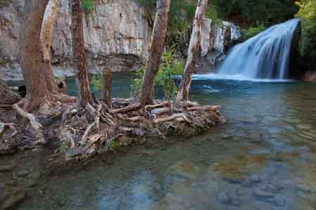 Waterfall on Fossil Creek, Arizona