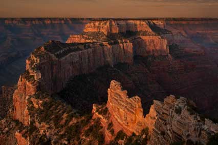 Wotan's Throne near Cape Royale off the North Rim of the Grand Canyon, Arizona
