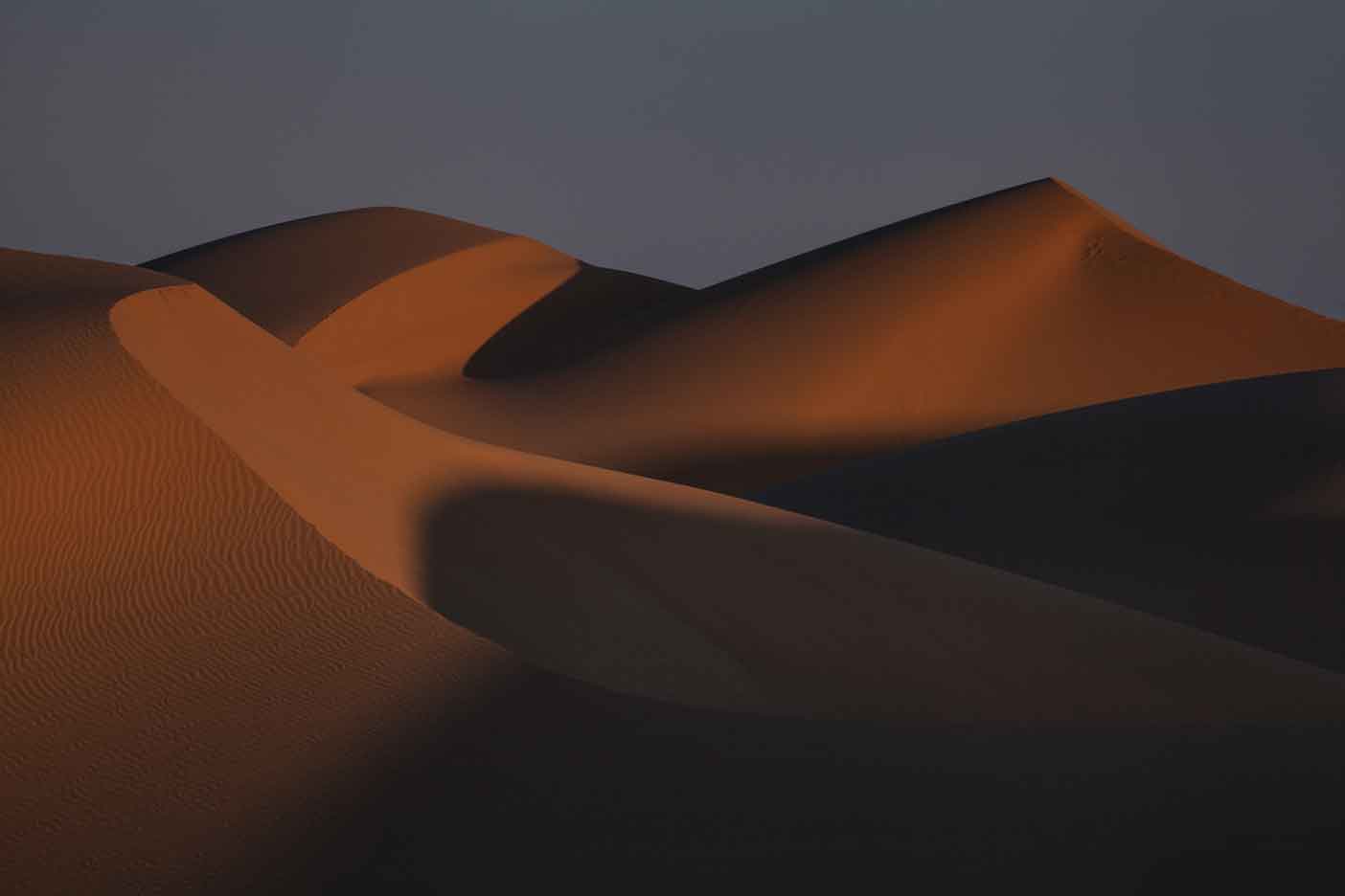 Imperial Sand Dunes (Agodones Dunes) in the desert of Southern California