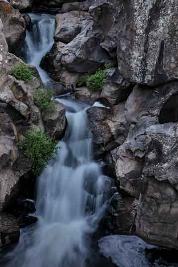 Waterfall on the Rio de Flag in Flagstaff, Arizona