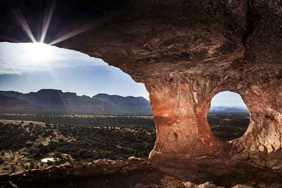 Robber's Roost in the red rock country near Sedona, Arizona