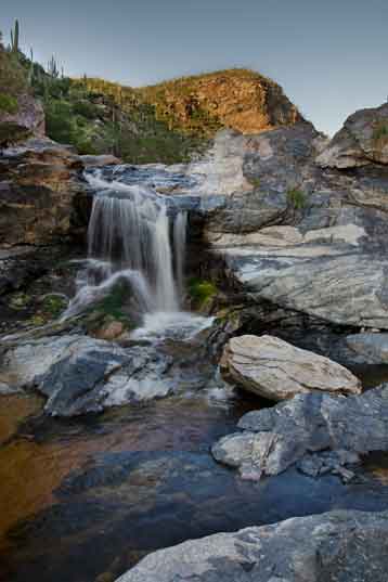 Tanque Verde Falls in the Rincon Mts. of southern Arizona